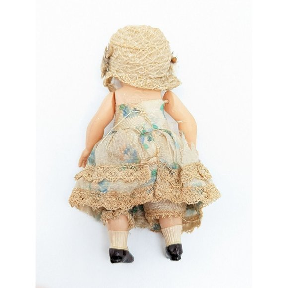 Antique German Minerva Doll Rare Antique Buschew & Beck Minerva 9cm Jointed - Picture 2 of 3